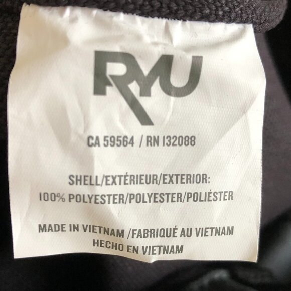 RYU Respect Your Universe Athletic Carry System 13L Shoe Bag Black Unisex NWOT - Picture 9 of 10